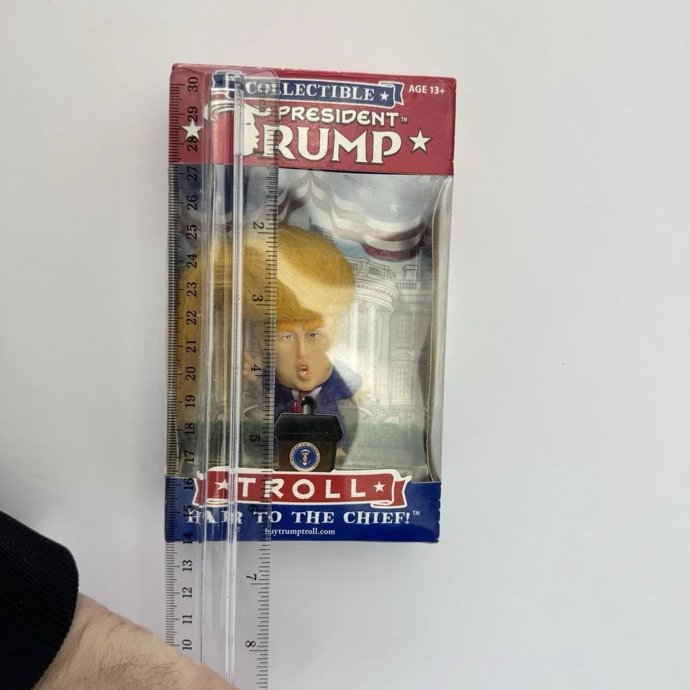 President Donald Trump Troll - Hair to the Chief Collectible Doll Toy - NEW MAGA